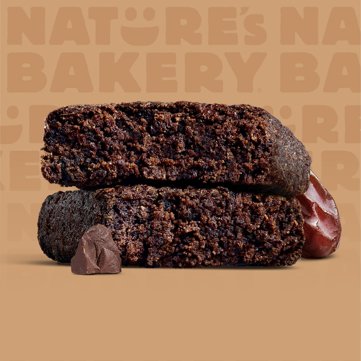 Nature’s Bakery Double Chocolate Brownie Bars, Whole Grains, Dates, and Cocoa, Plant Based, Dairy-Free, Snack Bar, 6 Count (Pack of 6)