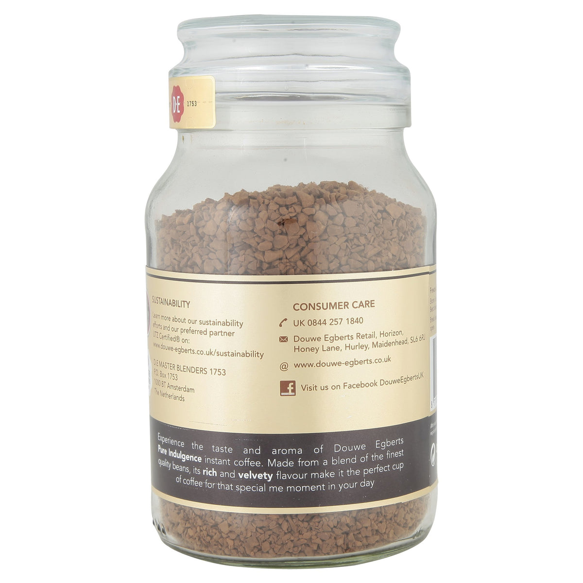 Douwe Egberts Pure Indulgence Instant Coffee (190g)