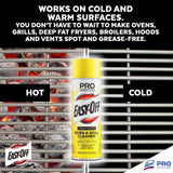 Easy-Off Heavy Duty PRO size Oven Cleaner Foam, Removes Grease & Burned-On Food, For Ovens, Grill Grates & More 24oz (6-count)