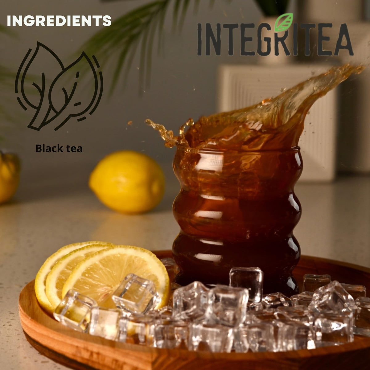 IntegriTEA Ceylon Black Cold Brew Black Tea Bags - 6-Bag Unsweetened Iced Tea Pack for 6 Gallons of Tea - Cold or Hot Brew Organic Iced Black Tea Bags