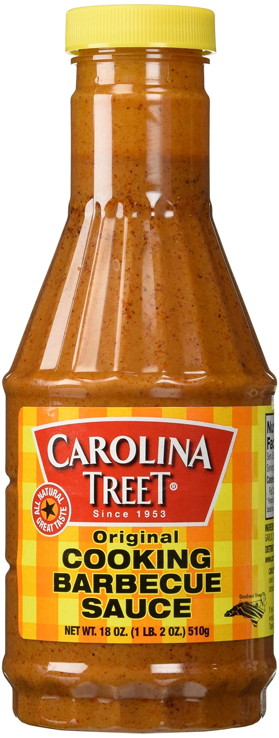 Carolina Treet Cooking Barbecue Sauce, Original Flavor, 18 Ounce.