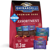 Ghirardelli Premium Dark Chocolate Squares Assortment, 11.3 Oz Bag, Pack of 1, Individually Wrapped