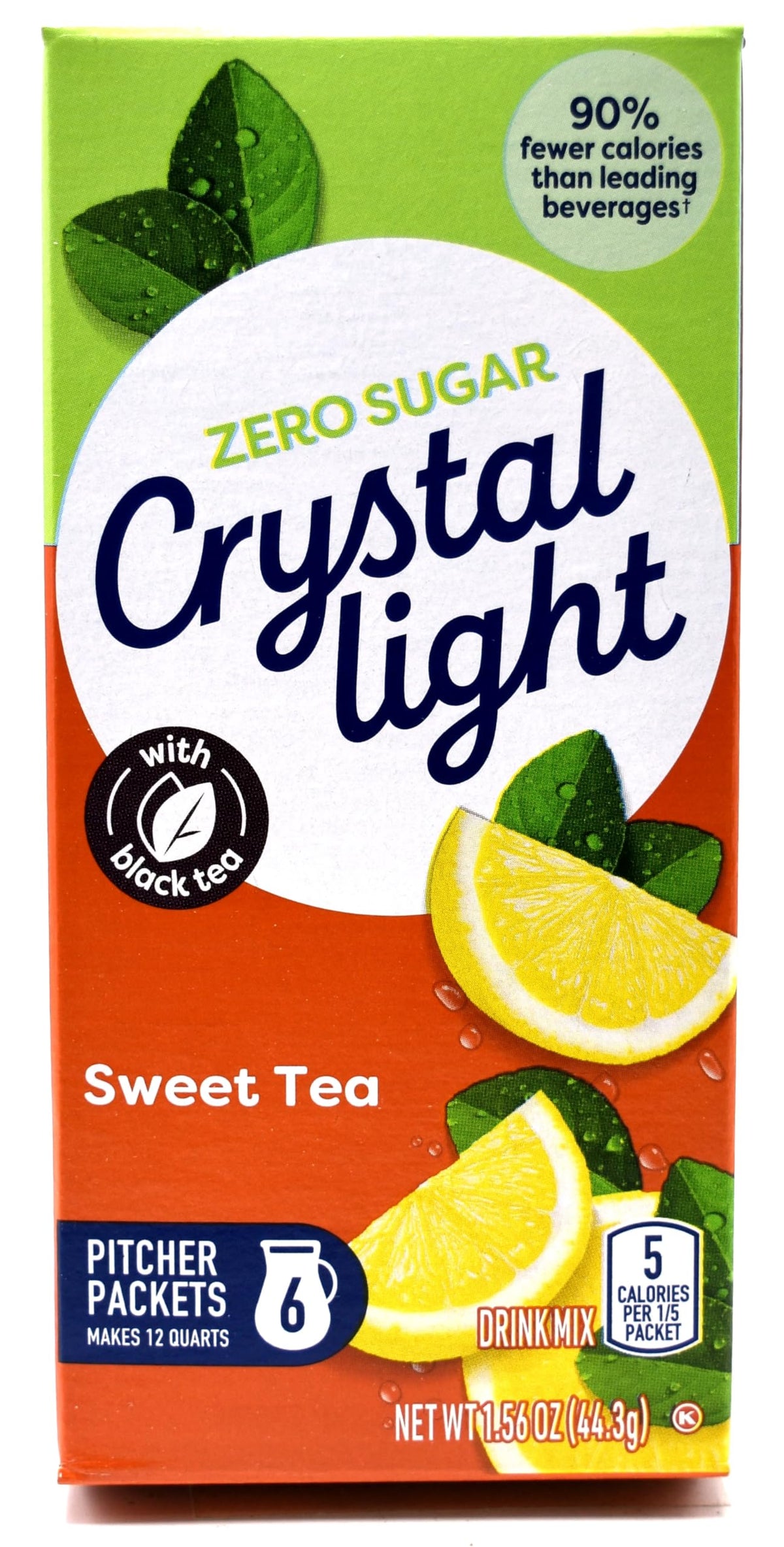 Crystal Light Sweet Tea Drink Mix, 12-Quart 1.56-Ounce Canister (Pack Of 18)
