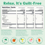 Craftmix Margarita Variety Pack Cocktail & Mocktail Drink Mixer, Skinny Mixes - Water Flavoring Packets - Made With Real Fruit - Vegan, Low-Carb