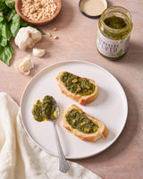 Carlino's Genovese Pesto | Made with All-Natural Ingredients | Preservative Free | Gluten Free, Low Sodium, Small Batch, 9.9 Fl Oz (Pack of 4)