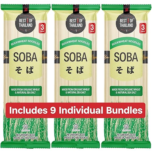 Best Of Thailand Noodles (3 Pack, Soba Buckwheat)