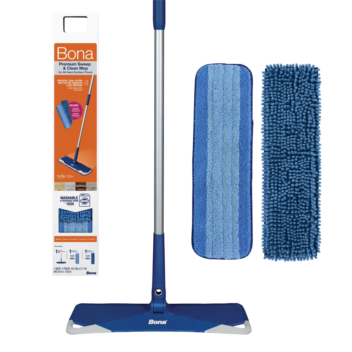 Bona Premium Sweep & Clean Mop for Multi-Surface floors