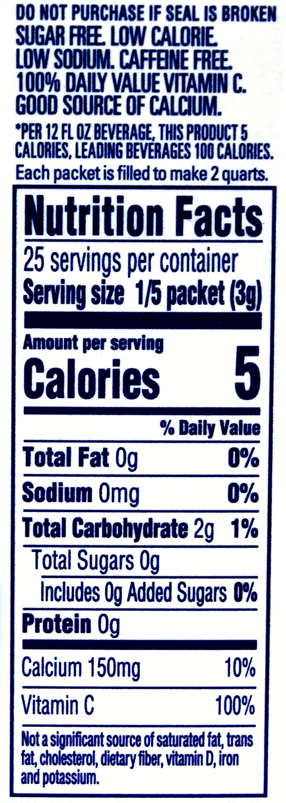 Crystal Light Classic Orange Drink Mix, 10-Quart Box