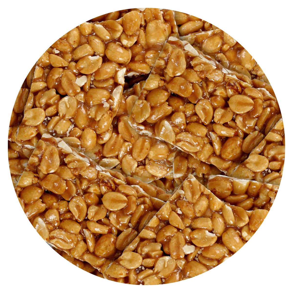 Peanut Brittle, 1 Pound Bulk Bag, The Hampton Candy Company
