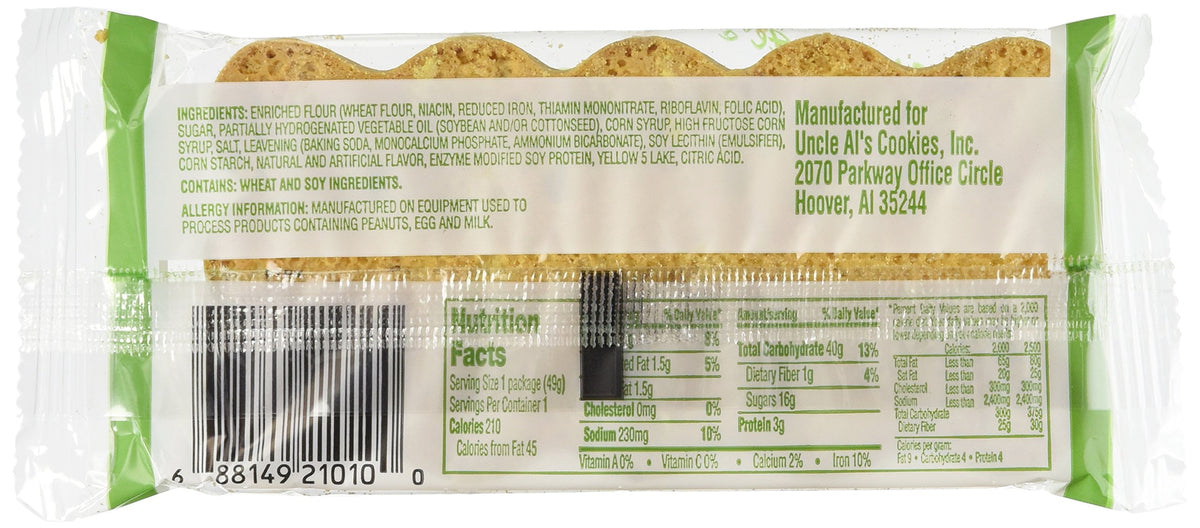 Uncle Al's Lemon Stage Plank Cookie 12 Pk.