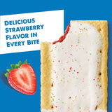 Pop-Tarts Toaster Pastries, Made with Whole Grain, School Lunch, Frosted Strawberry (120 Pop-Tarts)