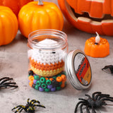 Poen Candy Corn Desk Toy Operation Christmas Gift Crochet Candy Corn DIY Toy Plush Handmade Doll Ghost Spooky Creepy Horror Gift for Kids Classroom