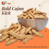 NY Spice Shop Cajun Sesame Sticks - 3 Pound Spicy Cajun Sesame Toasted Snack Mix - Crunchy Hot Flavor Bites - Finger Munchies Savory Party Treats