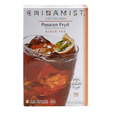 China Mist Iced Tea - Passion Fruit Black Tea Infusion - Refreshing and Delicious - Each Tea Bag Yields 1/2 Gallon - 4 bags