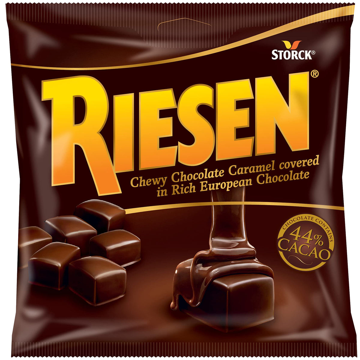 Riesen Chocolate Covered Chewy Caramel Candy, 5.5 Oz (Pack of 12)