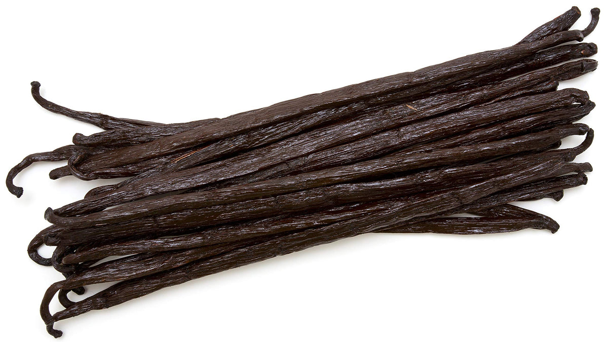1/2 LB Organic Madagascar Vanilla Beans - Whole Extract Grade B Pods for Baking, Homemade Extract, Brewing, Coffee, Cooking - 8 Ounces