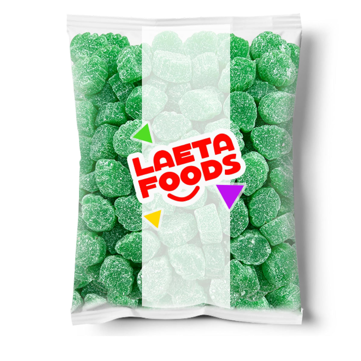 Spearmint Leaves Jelly Candy, Refreshing Slices (2 Pound Bag)