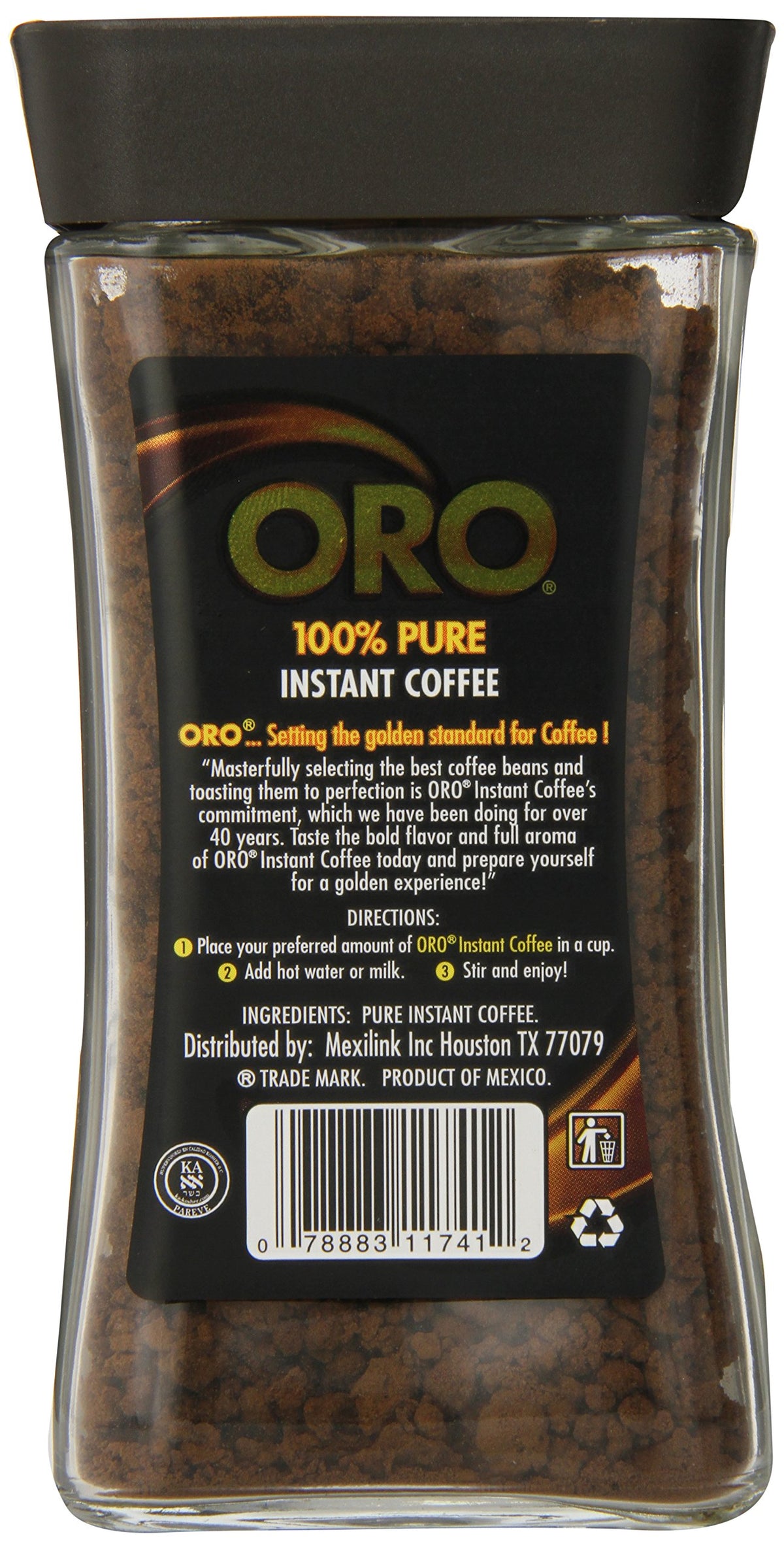 Oro Instant Coffee, 3.5 Ounce