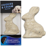24-Pack Fruidles Easter Bunny Rabbit Milk Chocolate Bunnies, Cookies & Cream, Individually Wrapped in Gift-Box, Kosher Certified Dairy, 2.25oz