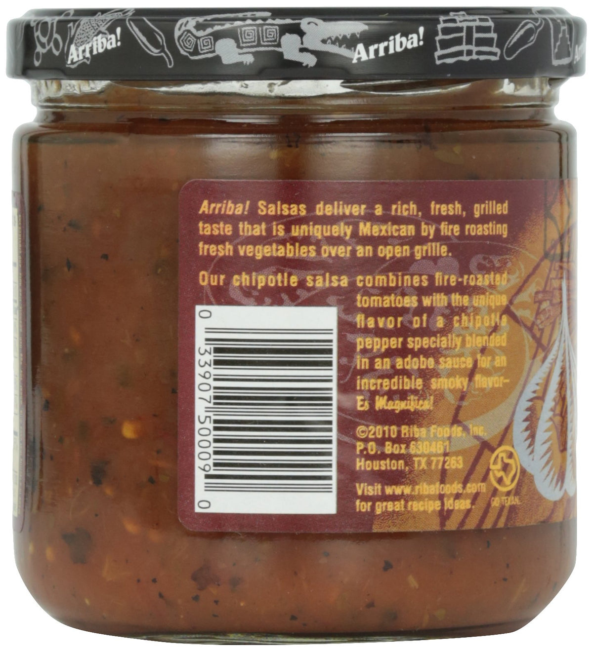 Arriba Salsa Fire Roasted Mexican Chipotle Medium - 16 oz