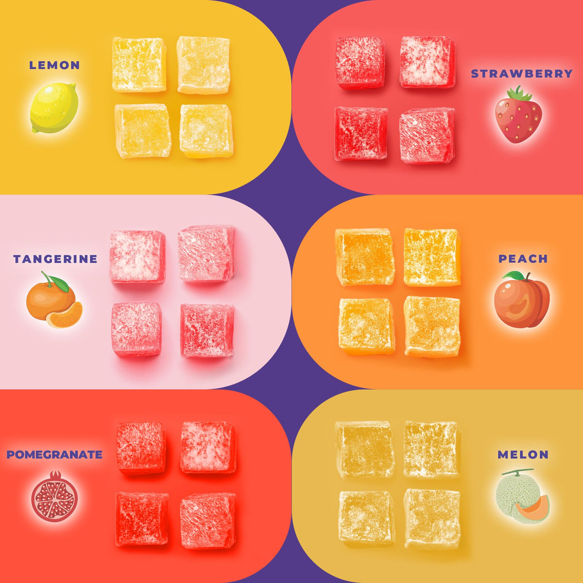 Turkish Delight by Zest Delites, Assorted Lokum, 16oz
