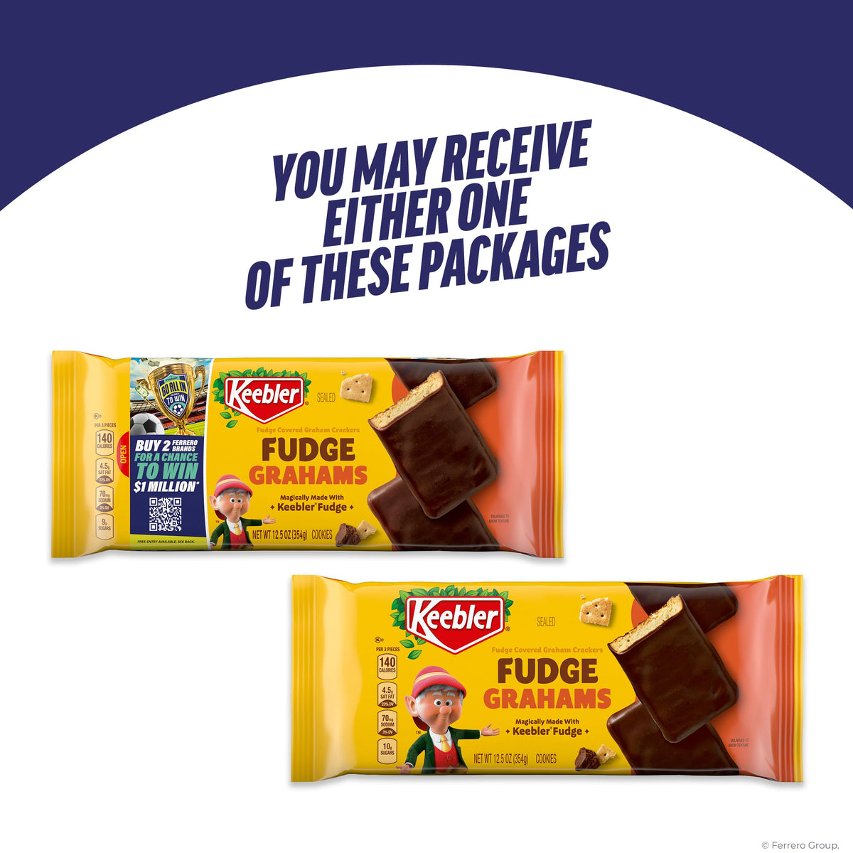 Keebler Fudge Deluxe Grahams, 12.5oz
