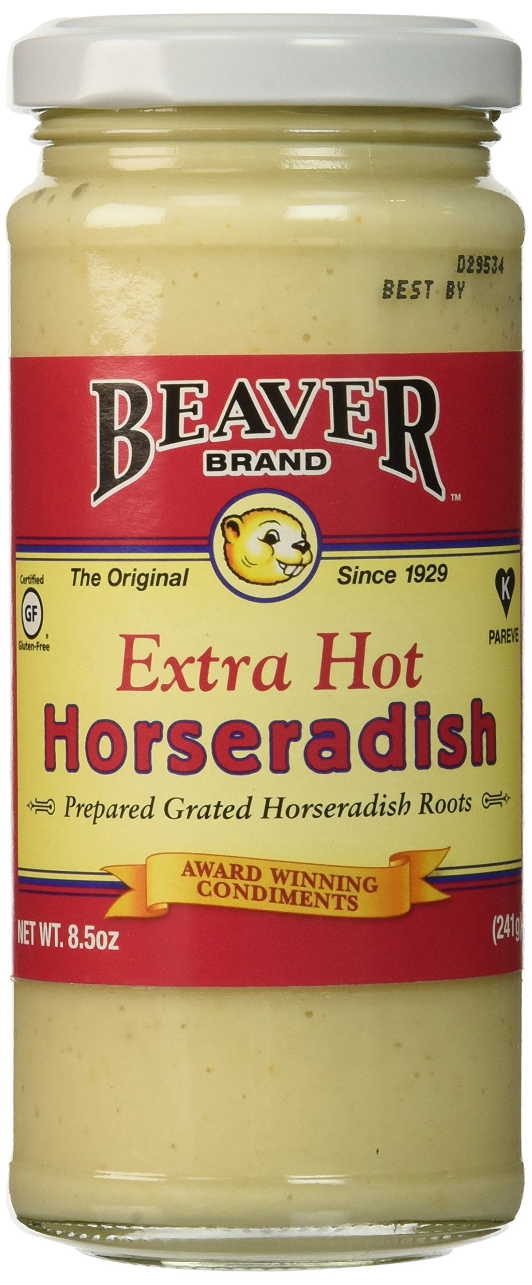 Beaver Hot Horseradish, 8.5 oz