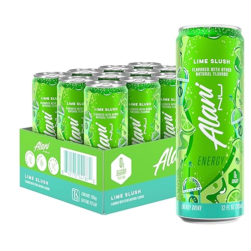 Alani Nu Lime Slush Sugar Free Energy Drink (Pack of 12)