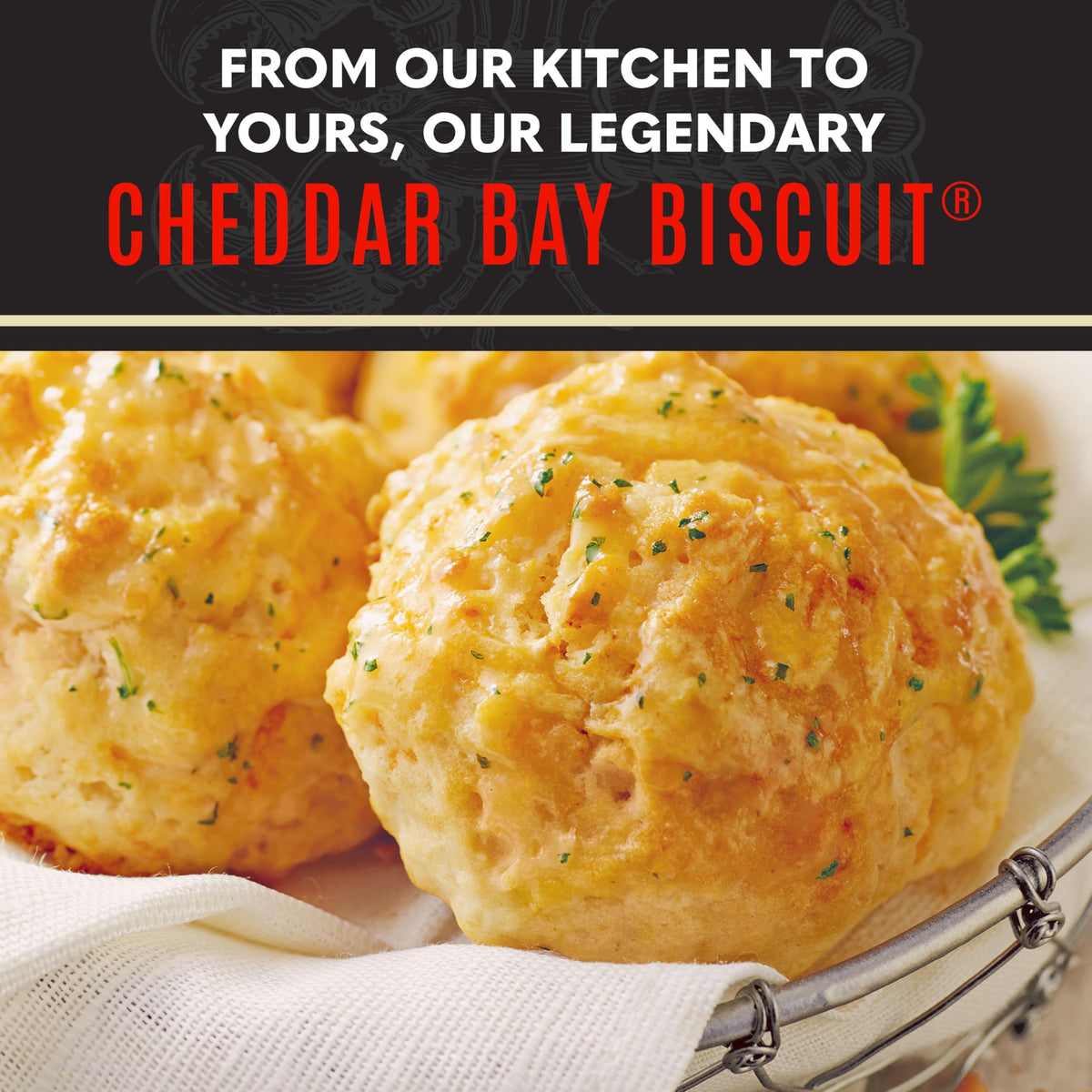 Red Lobster Cheddar Bay Biscuit Mix, Garlic Herb Seasoning Included, Cheddar Biscuit Mix, 11.36 Oz Box (Pack of 12)