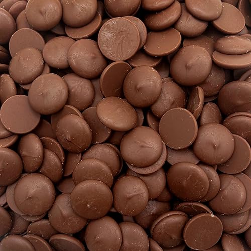 Merckens Milk Chocolate Melting Wafers | 2 Lb Bag | Bulk Baking Candy | Smooth Creamy Coating Discs for Dipping, Molding, Drizzling & Dessert Crafting