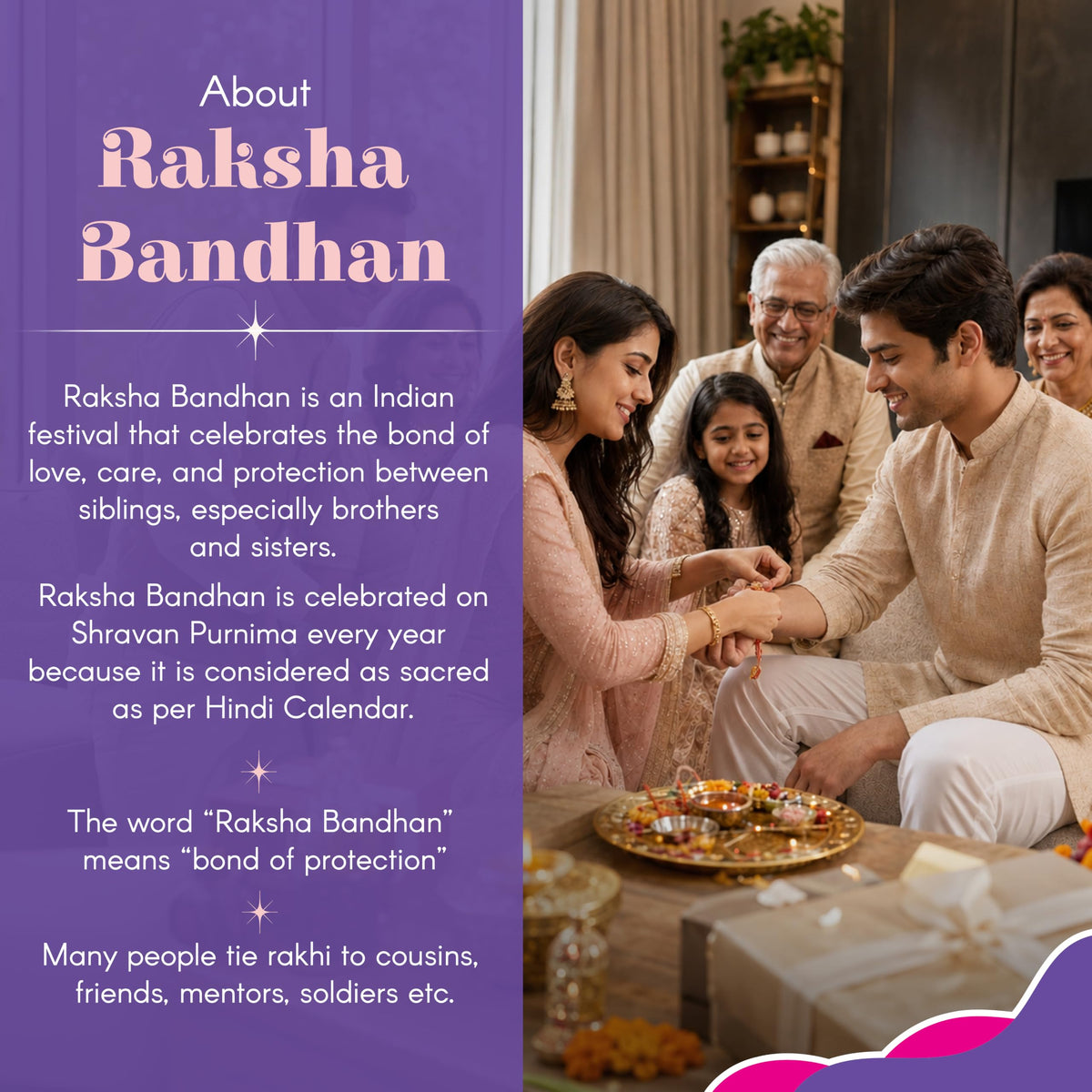 LOVENSPIRE Traditional Rudraksha Rakhi Gift Hamper for Brother & Bhabhi - Adjustable Rakhi Bracelet with Tumbler, Chocolates, Roli Chawal & Card