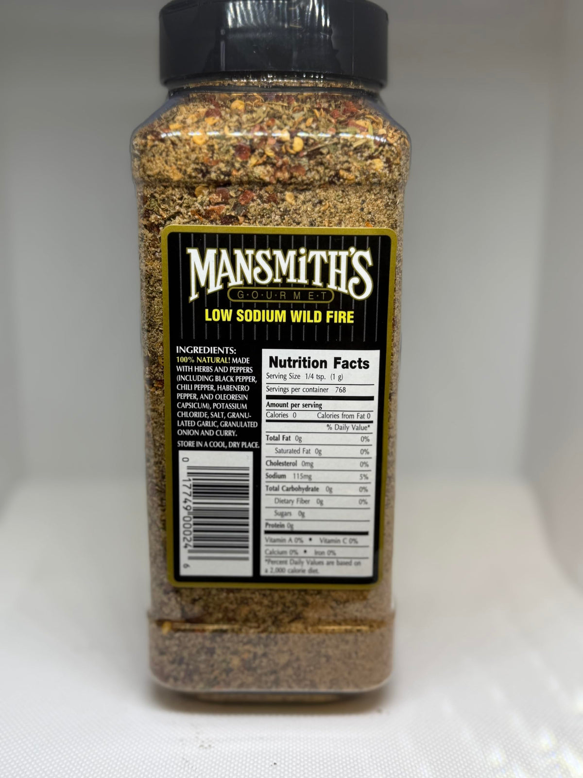 Mansmith's Low Sodium Wild Fire, 27 oz.