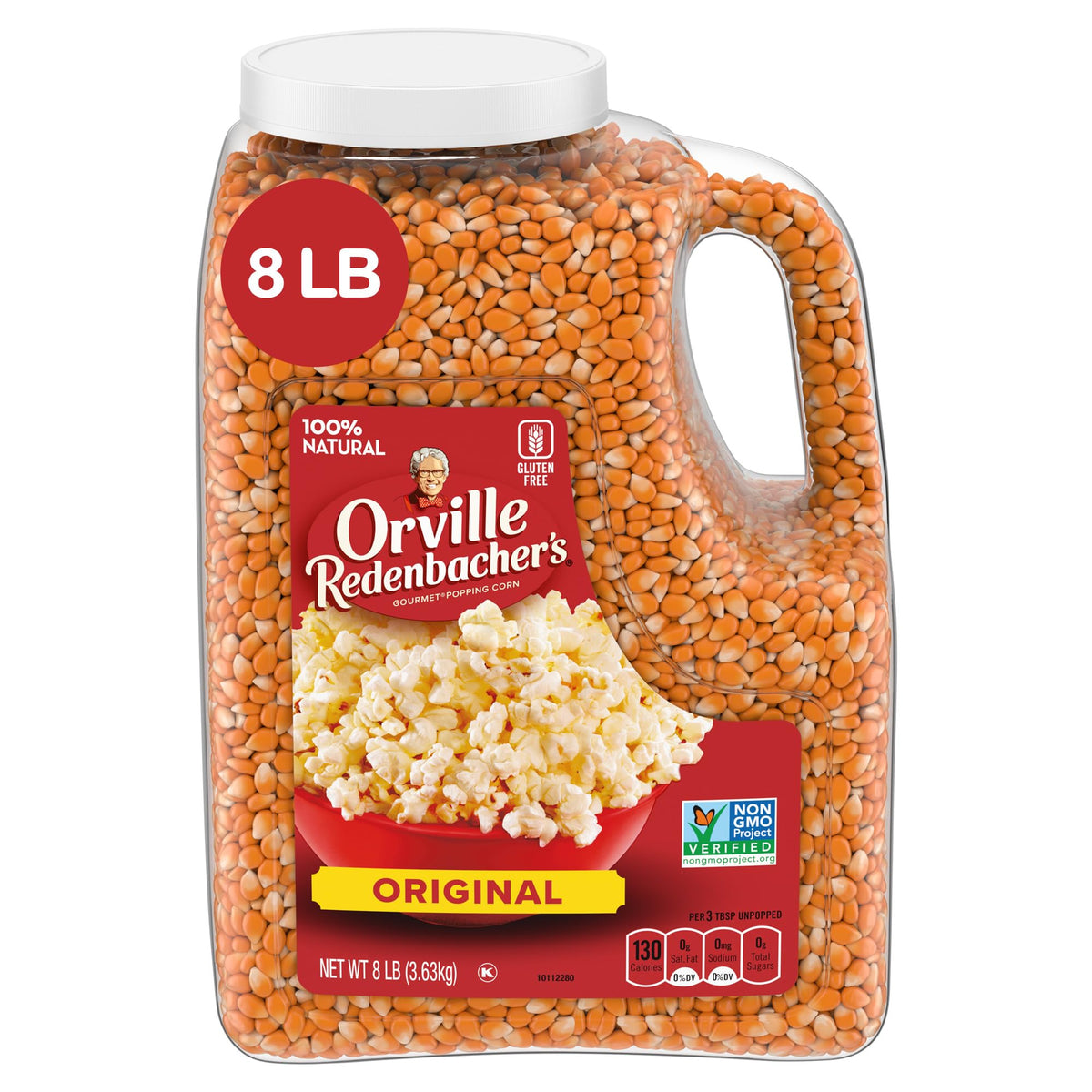 Orville Redenbacher's Gourmet Popcorn Kernels, Original Yellow, 4g Fiber Per Serving, 8 lb.