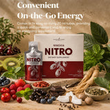 Young Living NingXia Nitro | 1 Pack (14 Sachets) | Energizing Wolfberry Drink with Green Tea & Korean Ginseng | Supports Focus, Energy & Physical