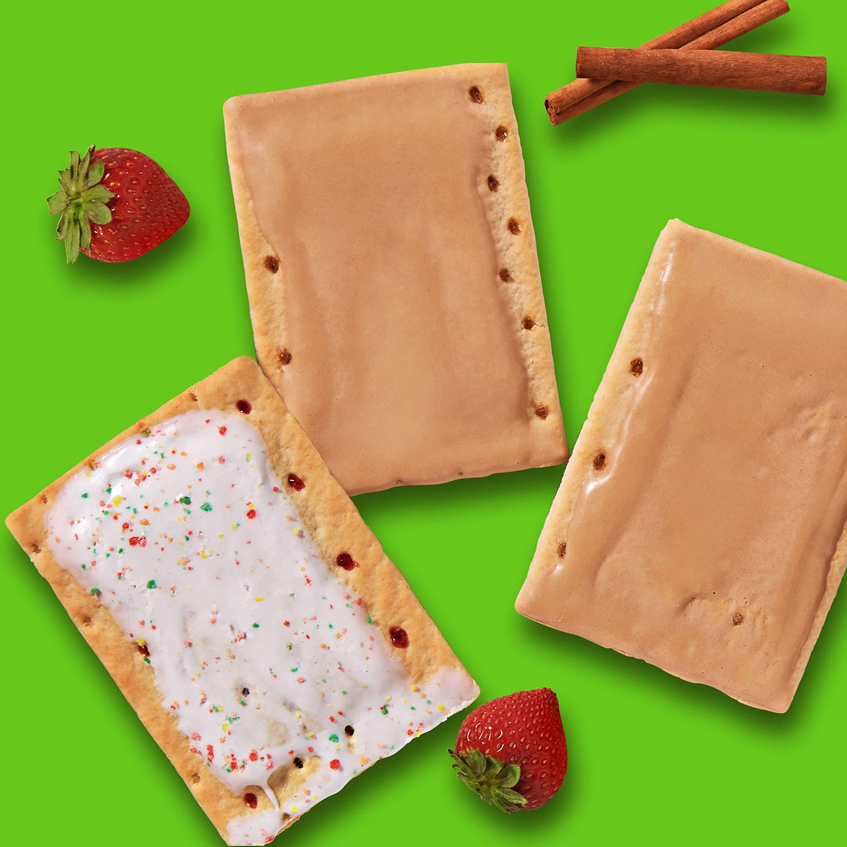 Pop-Tarts Breakfast Toaster Pastries, Flavored Variety Pack, Frosted Brown Sugar Cinnamon, Frosted Strawberry, 86 oz (48 Count)