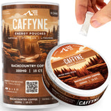 CAFFYNE Energy Pouches by Long Run Co. - All Natural Caffeine + B-Vitamins + L-Theanine | Sugar-Free & 0 Calories | 100mg of Caffeine in Each Pouch