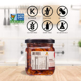 Pickerfresh Julienne Cut Sun-Dried Tomatoes In Oil with Herbs - Sulphite Free - Gourmet Sun-Dried Tomato Slices - Non-GMO, No Artificial Color & No