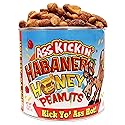ASS KICKIN’ Habanero Honey Spicy Hot Peanuts - 12oz - Ultimate Spicy Gourmet Gift Peanuts - Try if you dare!