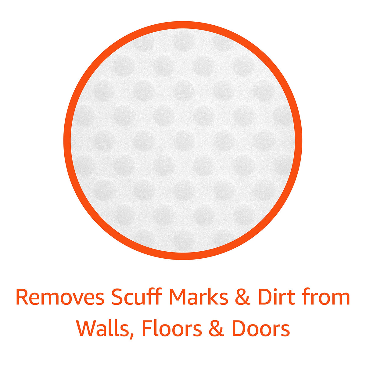 Amazon Basics Extra Durable Cleaning Erasers, Removes Scuff Marks and Dirt from Walls, Floors and Doors, 2 Packs of 7