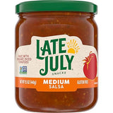 Late July Snacks Medium Salsa, 15.5 oz Jar