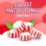 Starlight Peppermint Hard Candy | Bulk 2 Pounds | Mints Individually Wrapped | Peppermints | Refreshing Peppermint Candies | Starlight Mints