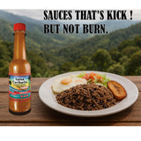 Chiletico Caribbean & Pacific Artisan Hot Sauce Combo - (2 Caribeña Hot + 2 Porteña) - Authentic Costa Rican Flavors - 4.9 oz Bottles - Total Net