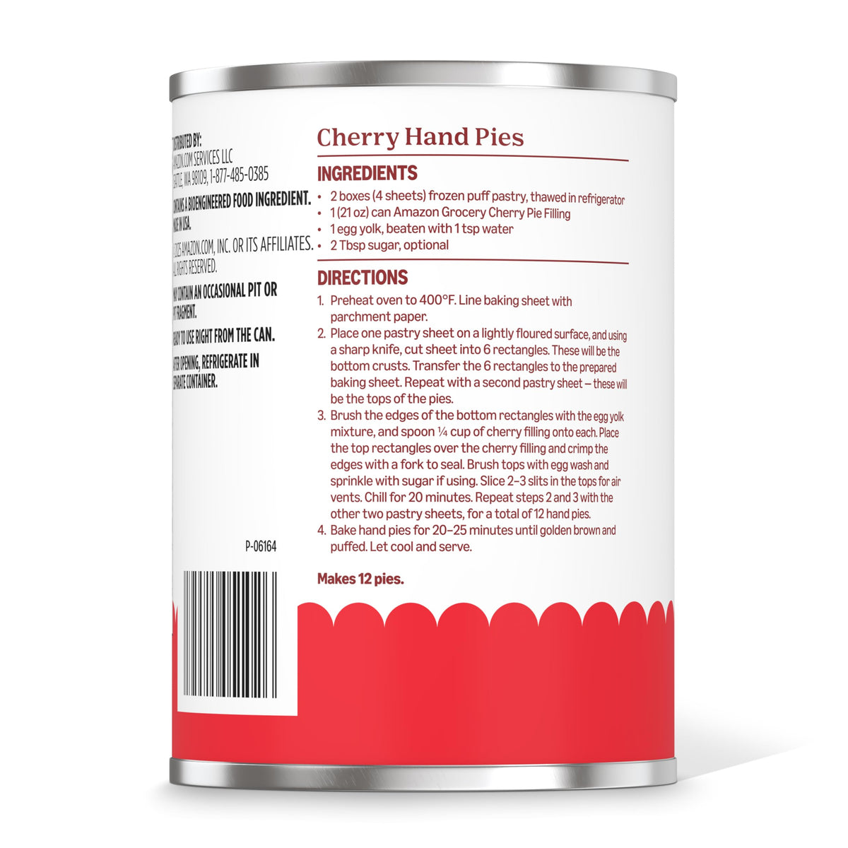 Amazon Grocery, Cherry Pie Filling, 21 Oz