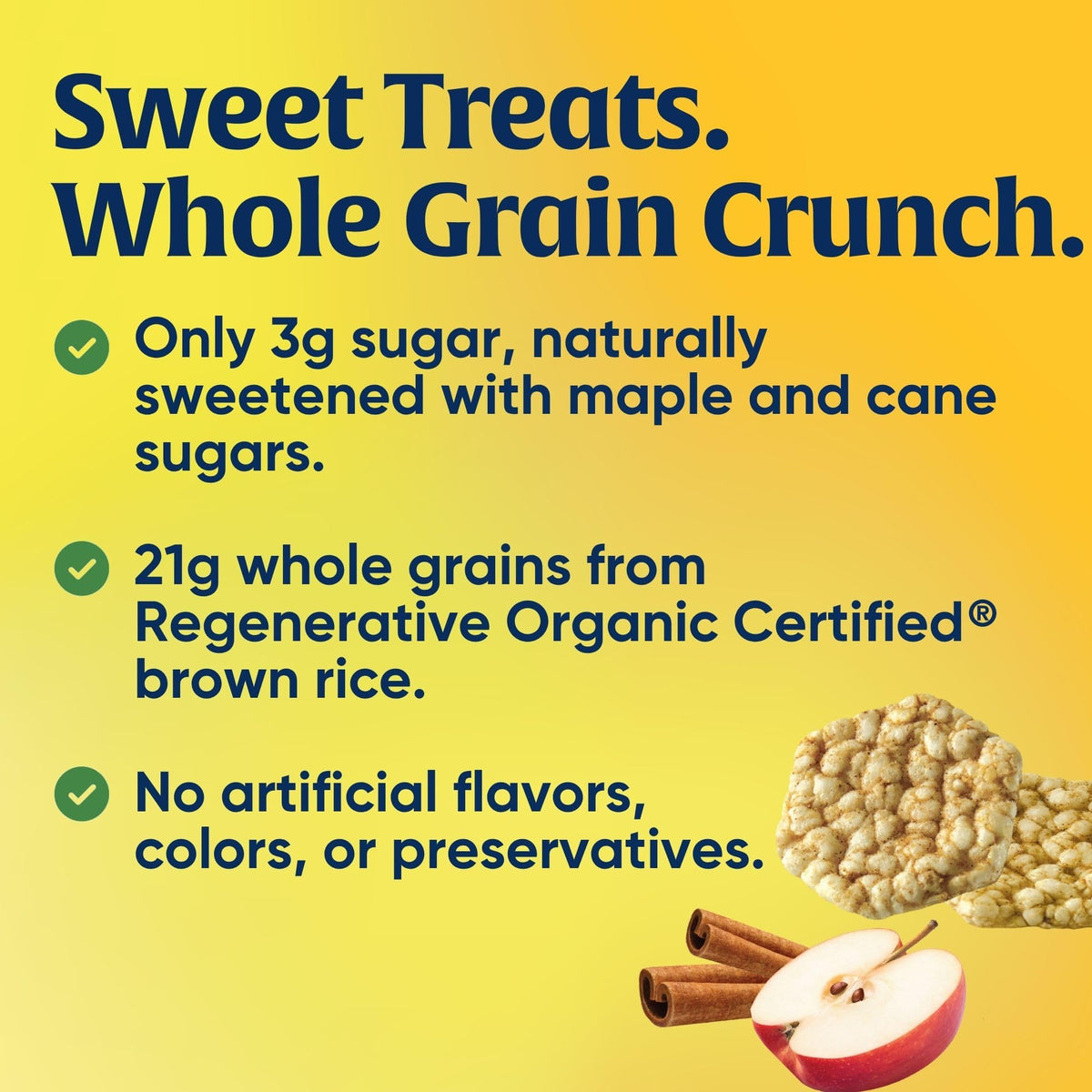 Lundberg Minis Apple Pie Organic Rice Cakes 5 Oz