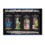 Catholic Coffee Variety Coffee Box (Ground) (Our Lady of Guadalupe, St. Patrick, St. Peter, St. Joseph) includes 4 12 oz Bags of Medium and Dark Roast