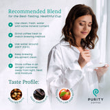 Purity Coffee FLOW Original Medium Roast Whole Bean (5lb Bag) | Specialty-Grade USDA Organic Arabica Blend | Third Party Tested for Mold, Mycotoxins
