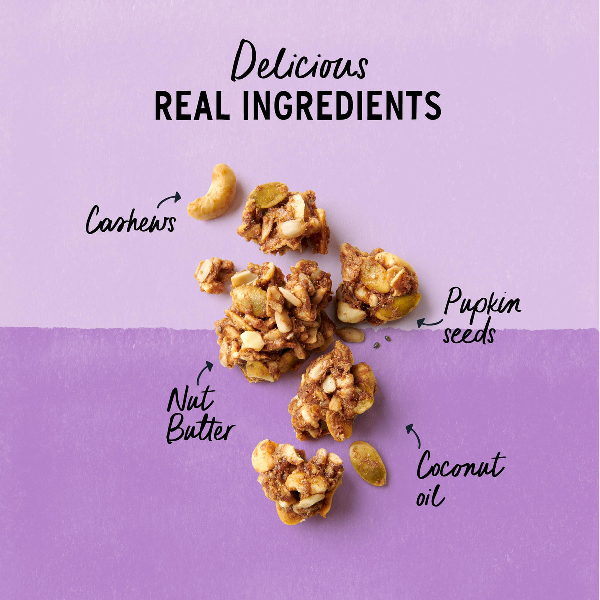 Purely Elizabeth Coconut Cashew Keto Granola, Made with Nuts and Seeds, Grain-Free, Gluten-Free, Non-GMO (3 Ct, 8oz Bags)