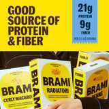 Brami Italian Protein Pasta, Spaghetti | Low Carb | High Fiber | High Protein | Non-GMO | Keto | Made in Italy | Dry Pasta | Semolina | Fortified