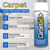 Carpet Aid Spot & Stain Remover - Removes Oil, Grease, Ink, Coffee, Pet Urine & Lipstick from Carpets, Rugs & Upholstery, Pack Of 2