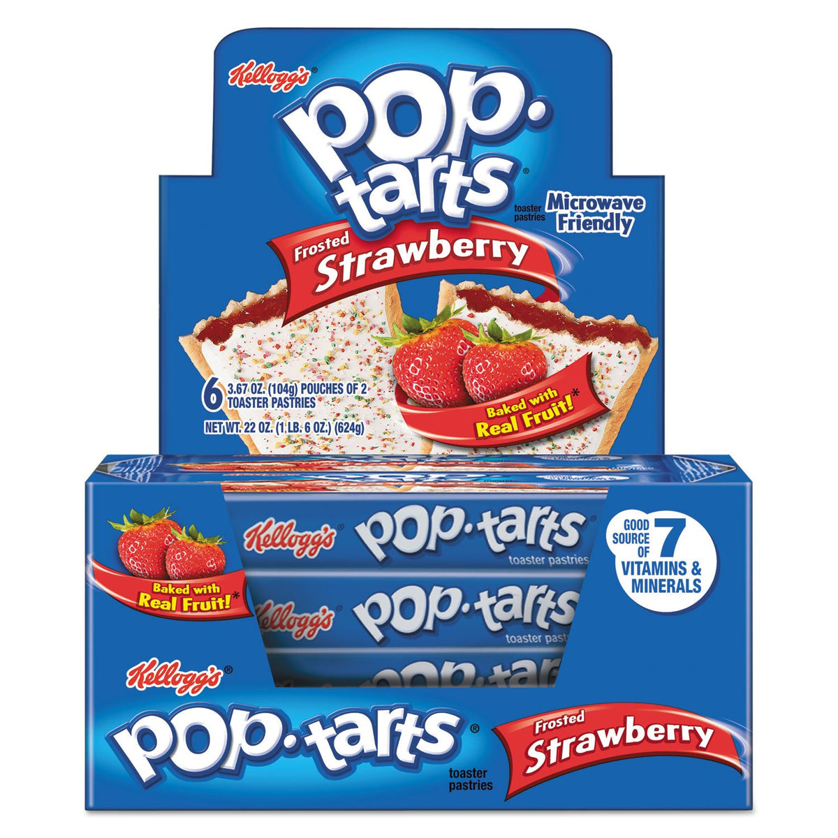 Kellogg's Pop-Tarts Frosted Strawberry - 2 CT
